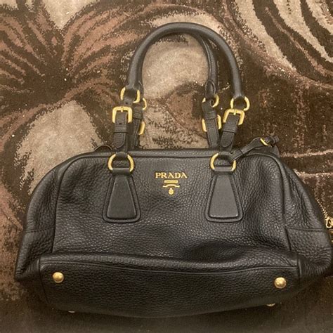 prada milano dal 1913 purse black and tan|prada milano bag vintage.